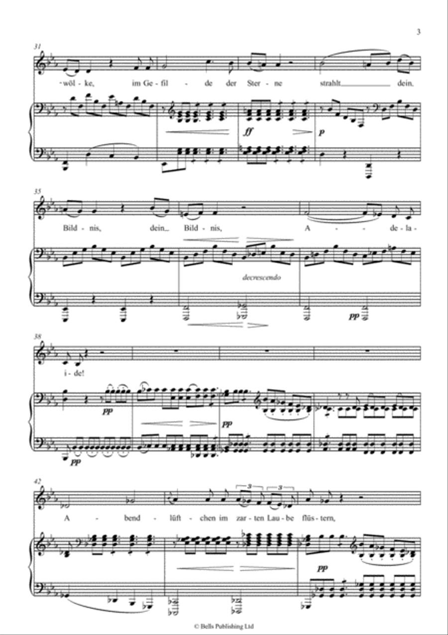Adelaide, Op. 46 (E-flat Major) Voice Solo scores gallery preview page 3