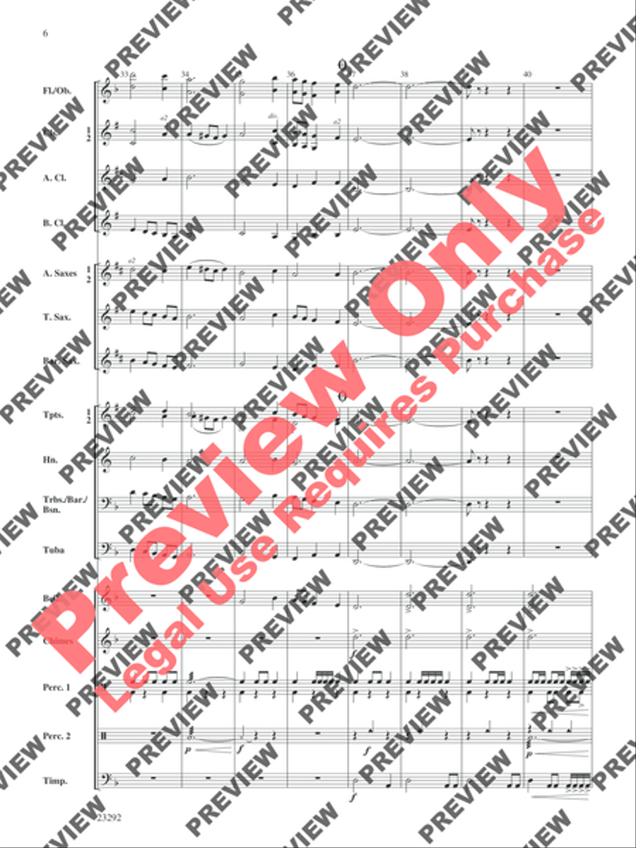Castles and Dragons Concert Band scores gallery preview page 19