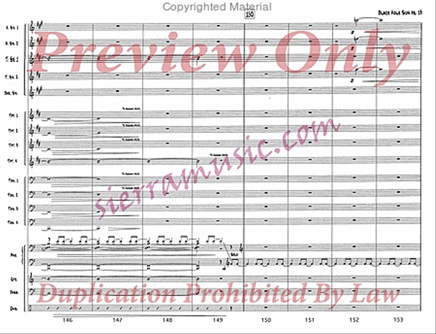 Black Hole Sun Jazz Ensemble scores gallery preview page 20