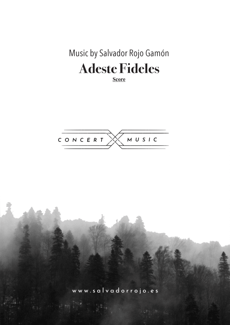 Adeste Fideles for Strings Orchestra String Orchestra scores gallery preview page 1