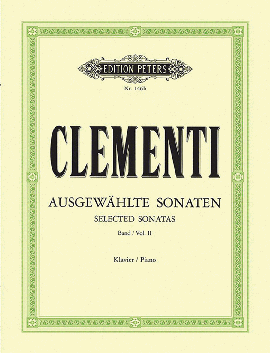 Selected Sonatas for Piano Piano scores gallery preview page 1