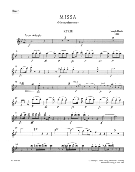Missa B flat major Hob.XXII:14 'Harmony Mass'