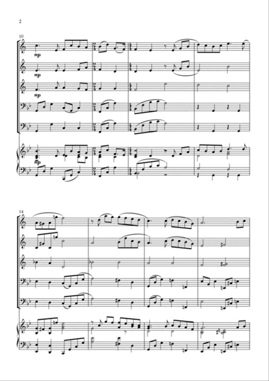 Love Theme (tema D'amore) Horn scores gallery preview page 2
