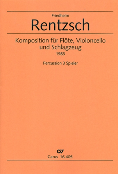 Composition for Flute, Violincello and Percussion (Komposition fur Flote, Violoncello und Schlagzeug)