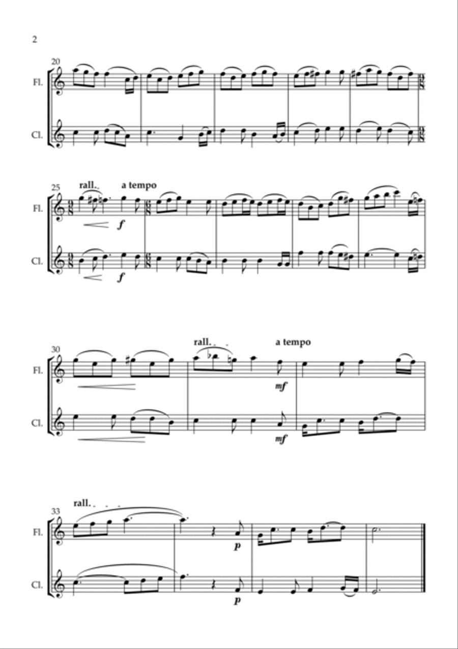 In the Garden Woodwind Duet scores gallery preview page 2