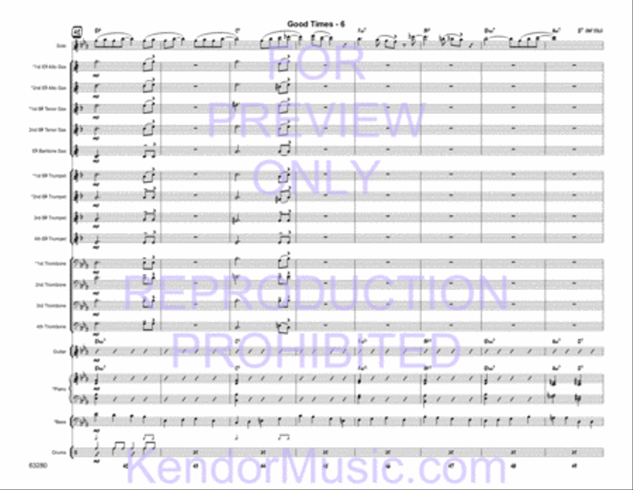 Good Times Jazz Ensemble scores gallery preview page 8