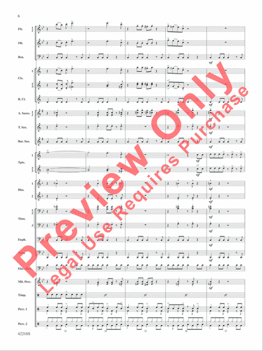 Tower of Power Greatest Hits Concert Band scores gallery preview page 7