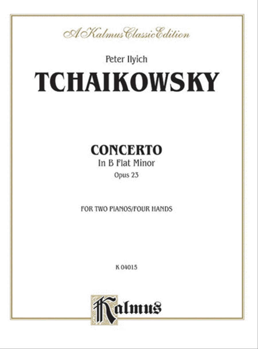 Piano Concerto No. 1 in B-flat Minor, Op. 23 Small Ensemble scores gallery preview page 1