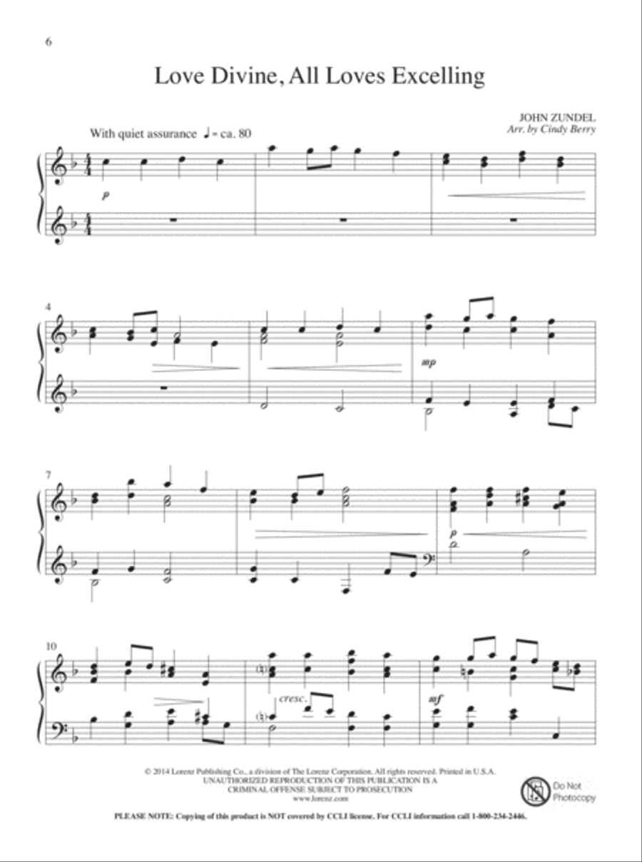 Take Time to Be Holy Piano Solo scores gallery preview page 4