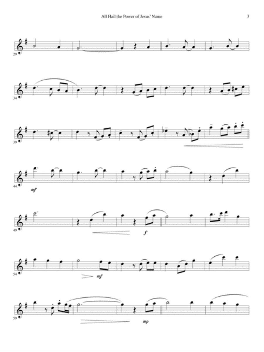 Creative Hymns for Alto Sax Alto Saxophone scores gallery preview page 3