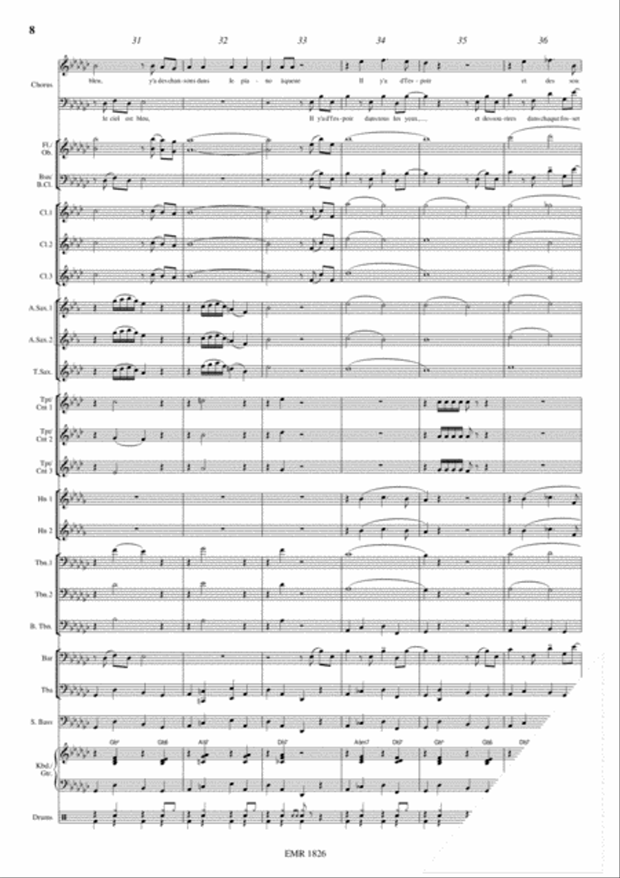 Qu'est-ce qu'on attend pour etre heureux 4-Part scores gallery preview page 9