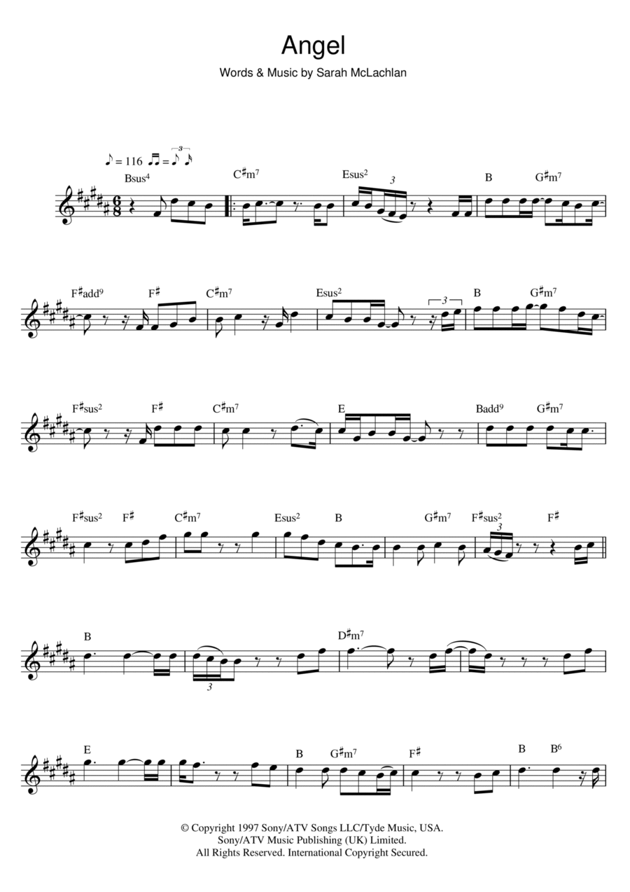 Angel Flute Solo scores gallery preview page 1