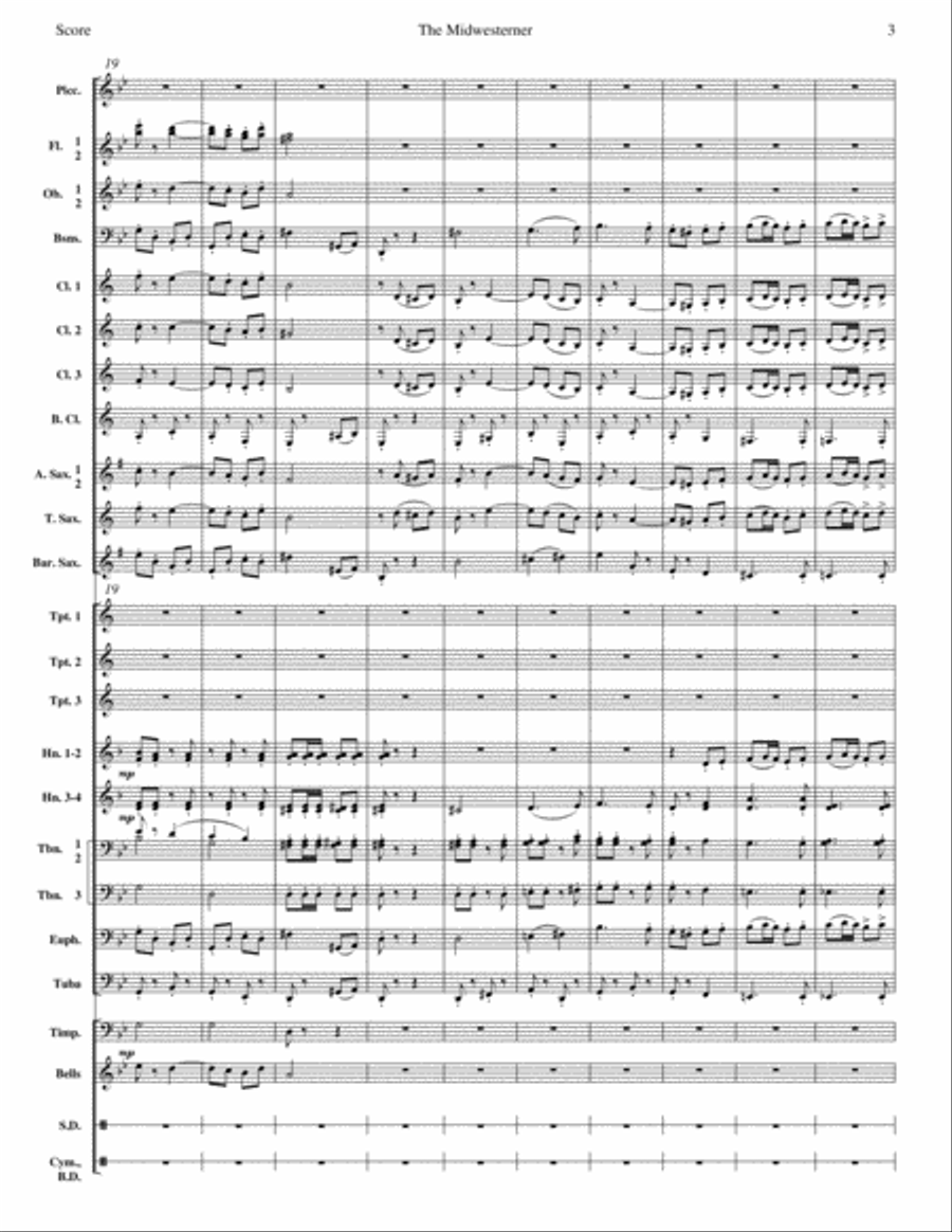 The Midwesterner Concert Band scores gallery preview page 4