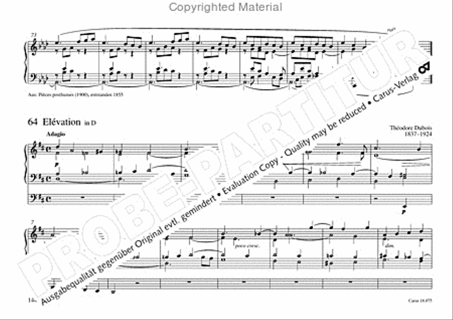 Freiburger Orgelbuch: Stammteil Organ Solo scores gallery preview page 145
