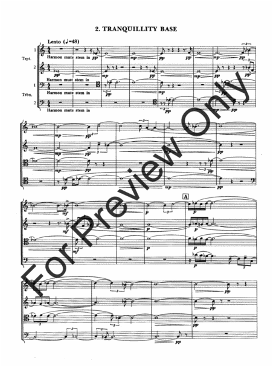 Bagatelles For Brass Bagatelles For Brass Trombone scores gallery preview page 6