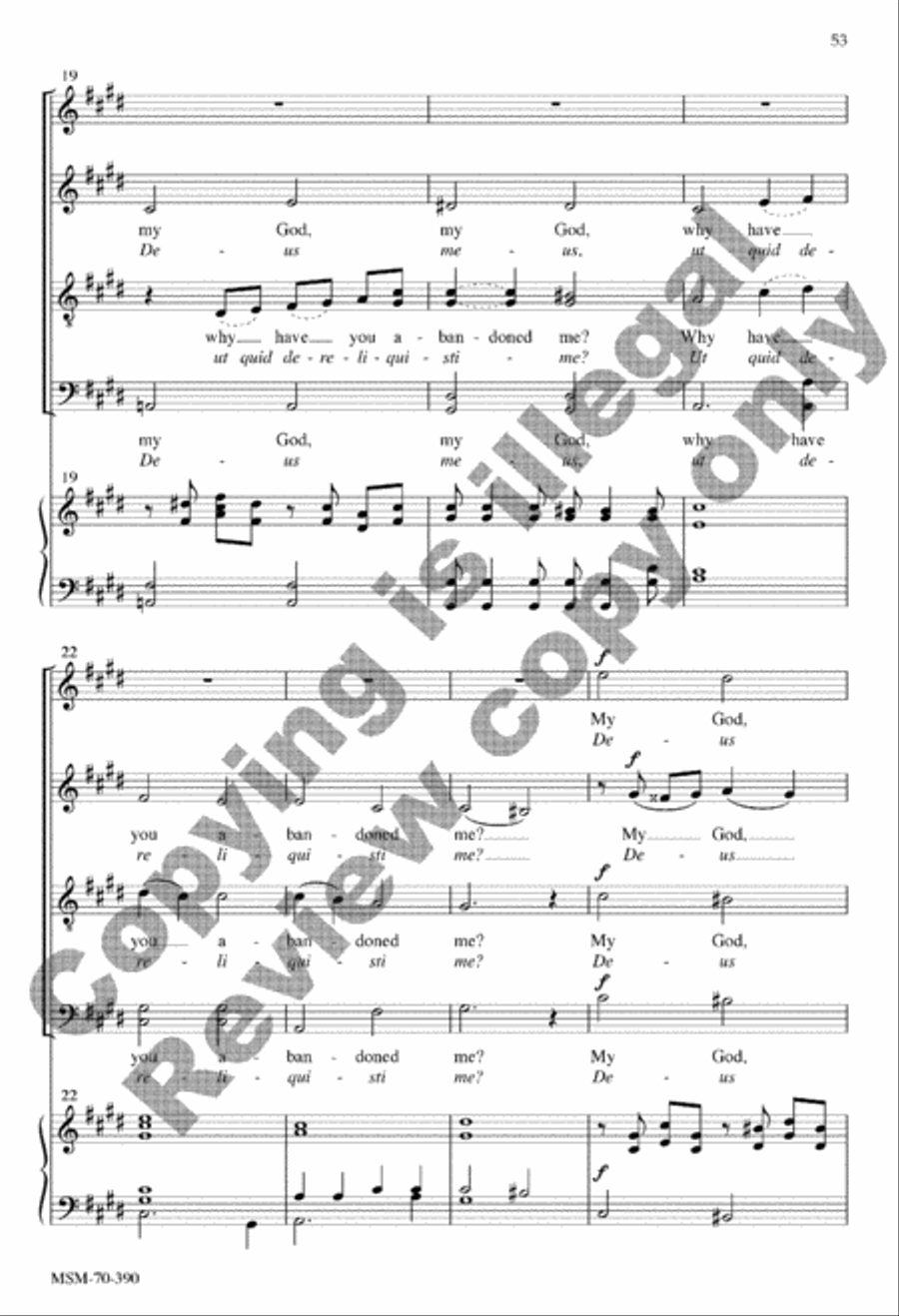 Seven Last Words Seven Last Words 4-Part scores gallery preview page 29