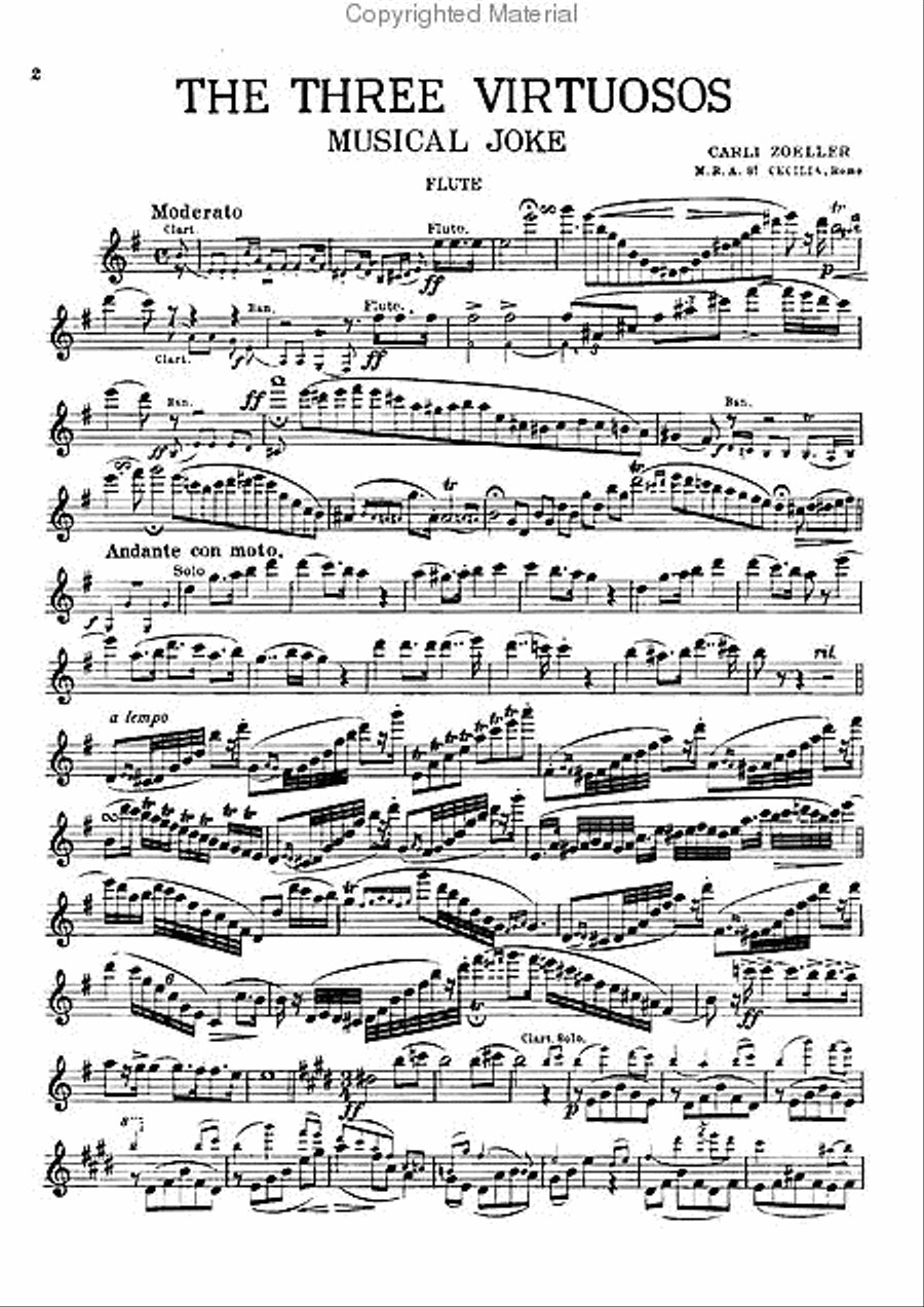 Three Virtuosos Three Virtuosos Bassoon scores gallery preview page 2