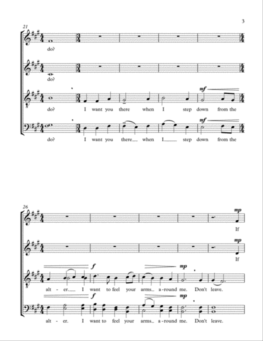 SATB - Remember 4-Part scores gallery preview page 3