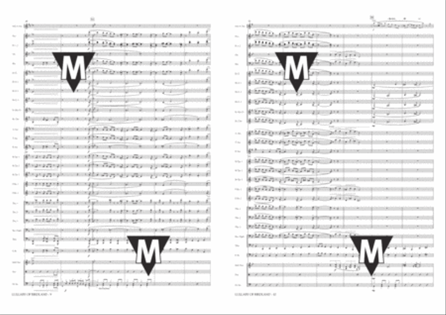 Lullaby of Birdland Concert Band scores gallery preview page 6