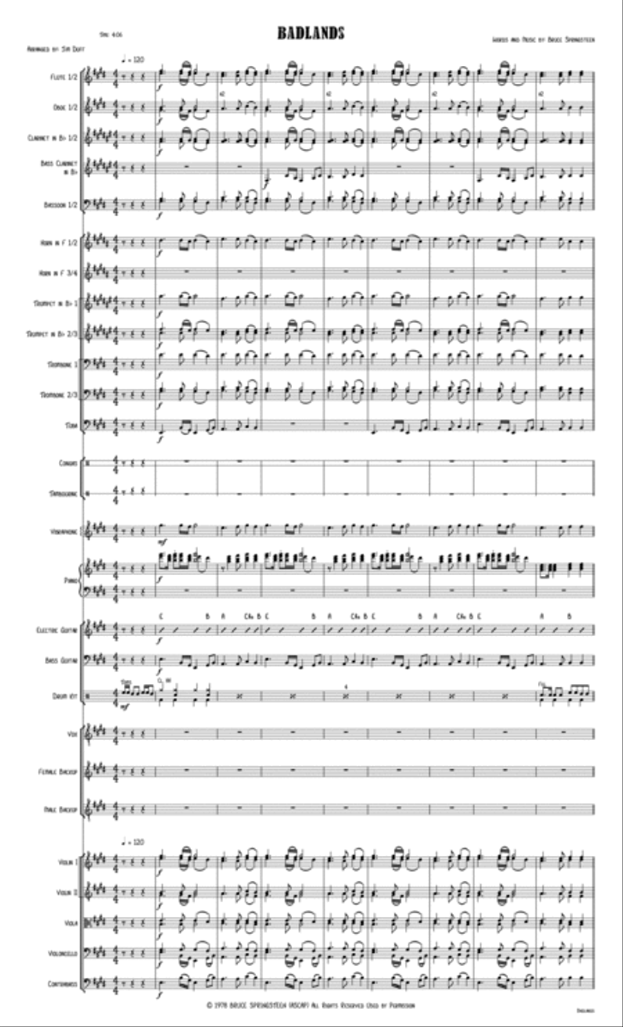 Badlands Full Orchestra scores gallery preview page 2