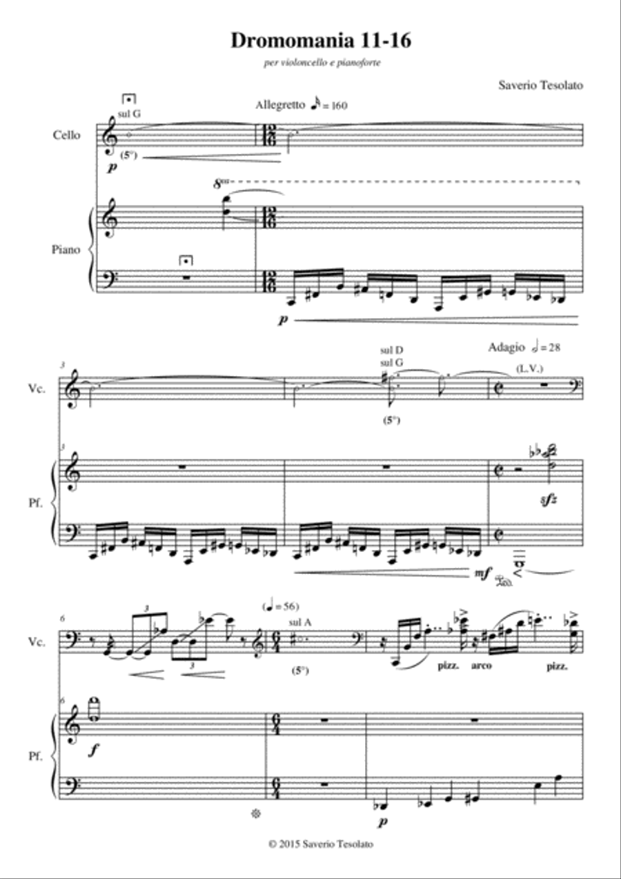 Dromomania 11-16 Dromomania 11-16 String Duet scores gallery preview page 3