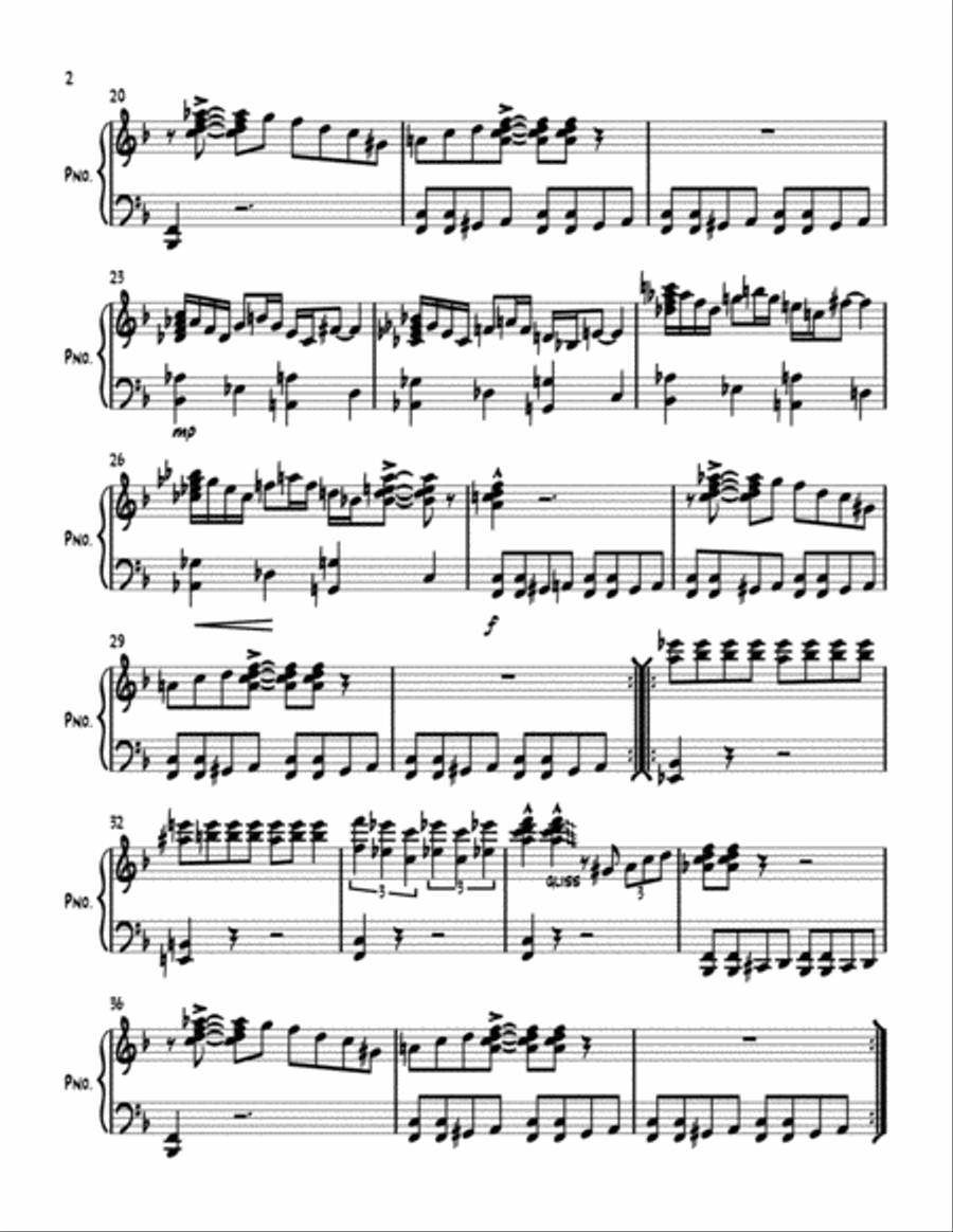 BEAUTY BOX BOOGIE Piano Solo scores gallery preview page 2