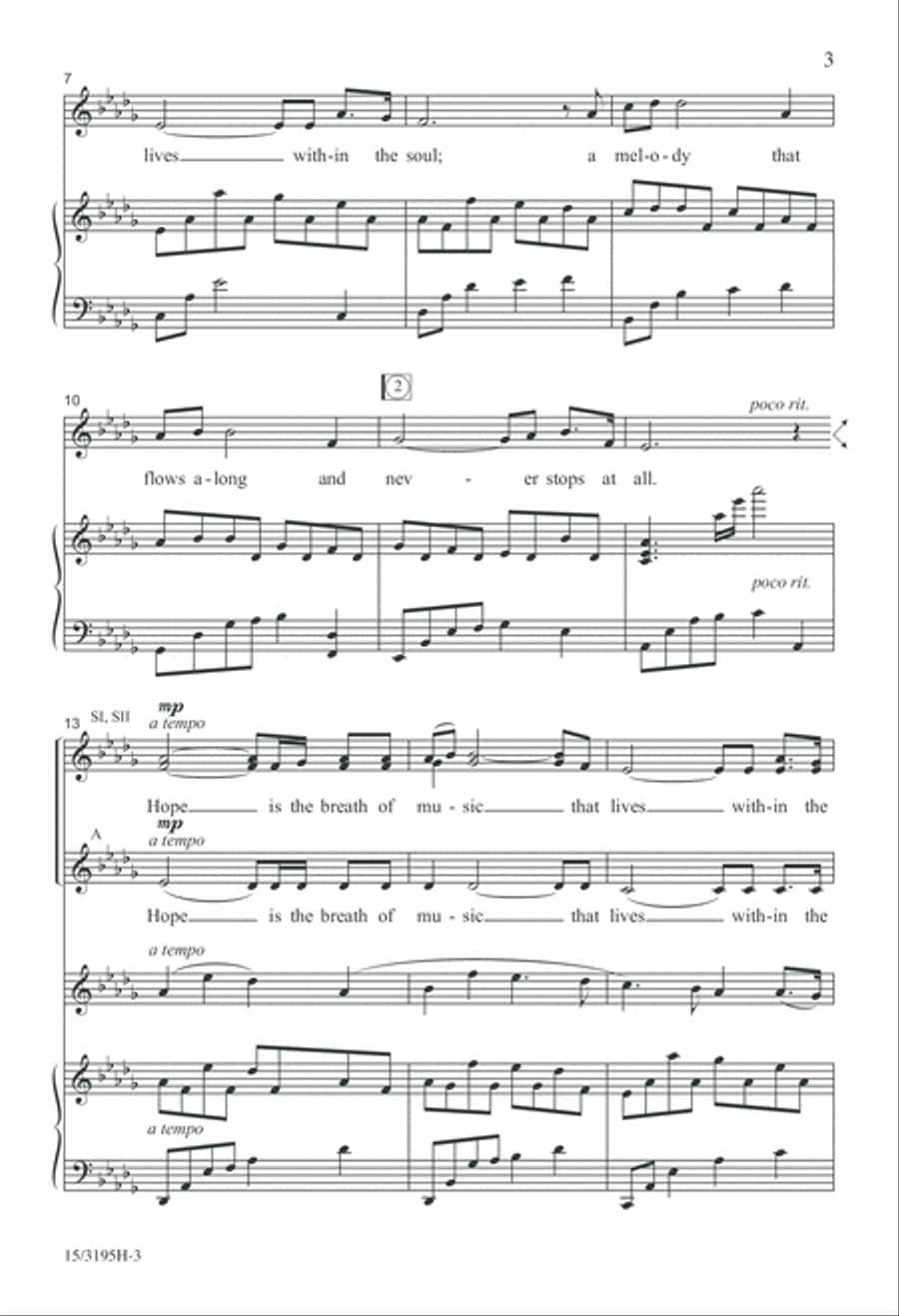 Hope is the Breath of Music SSA scores gallery preview page 3