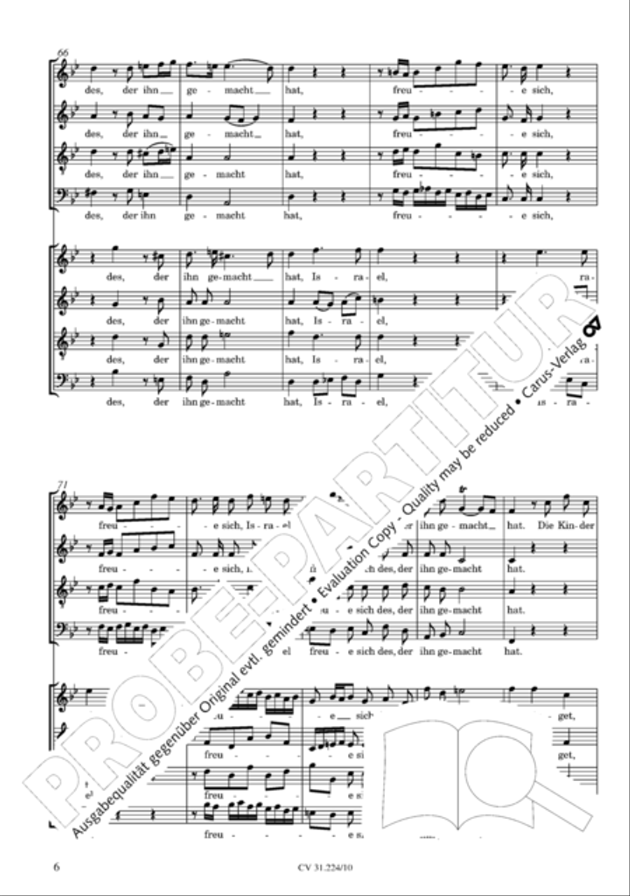 The complete motets (without Bc) Choir scores gallery preview page 13