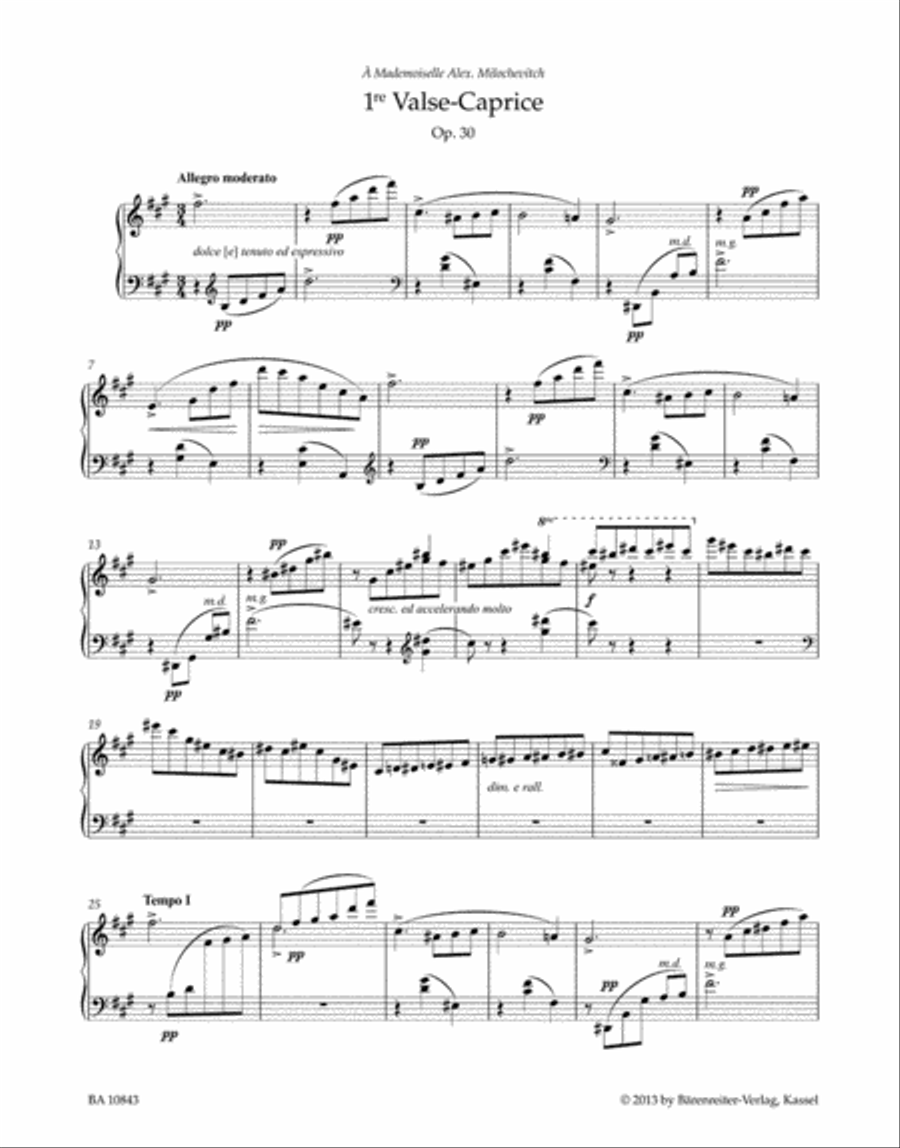 Valses-Caprices Piano Solo scores gallery preview page 2