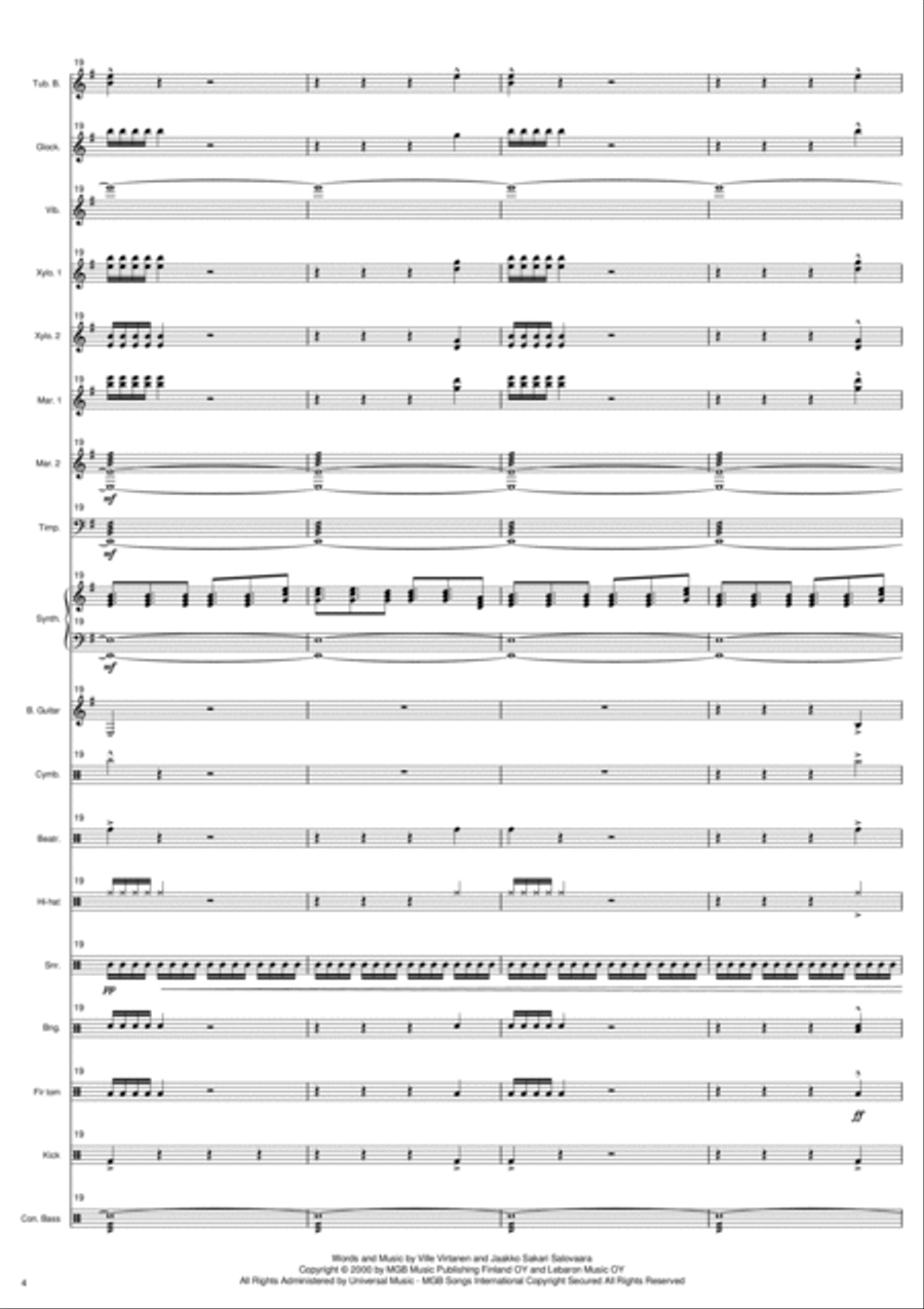 Sandstorm Percussion Ensemble scores gallery preview page 4