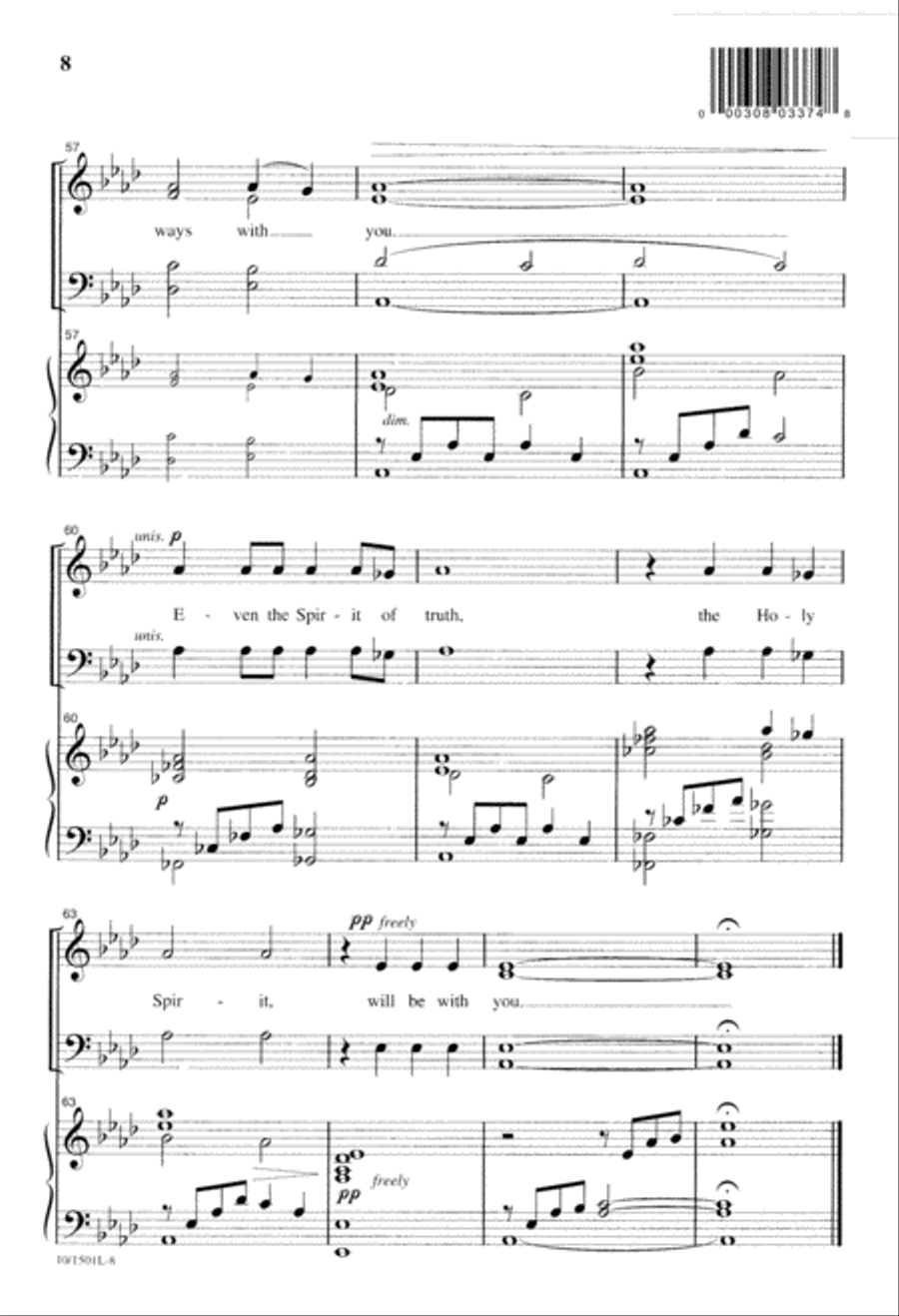 If You Love Me, Keep My Commandments 4-Part scores gallery preview page 8