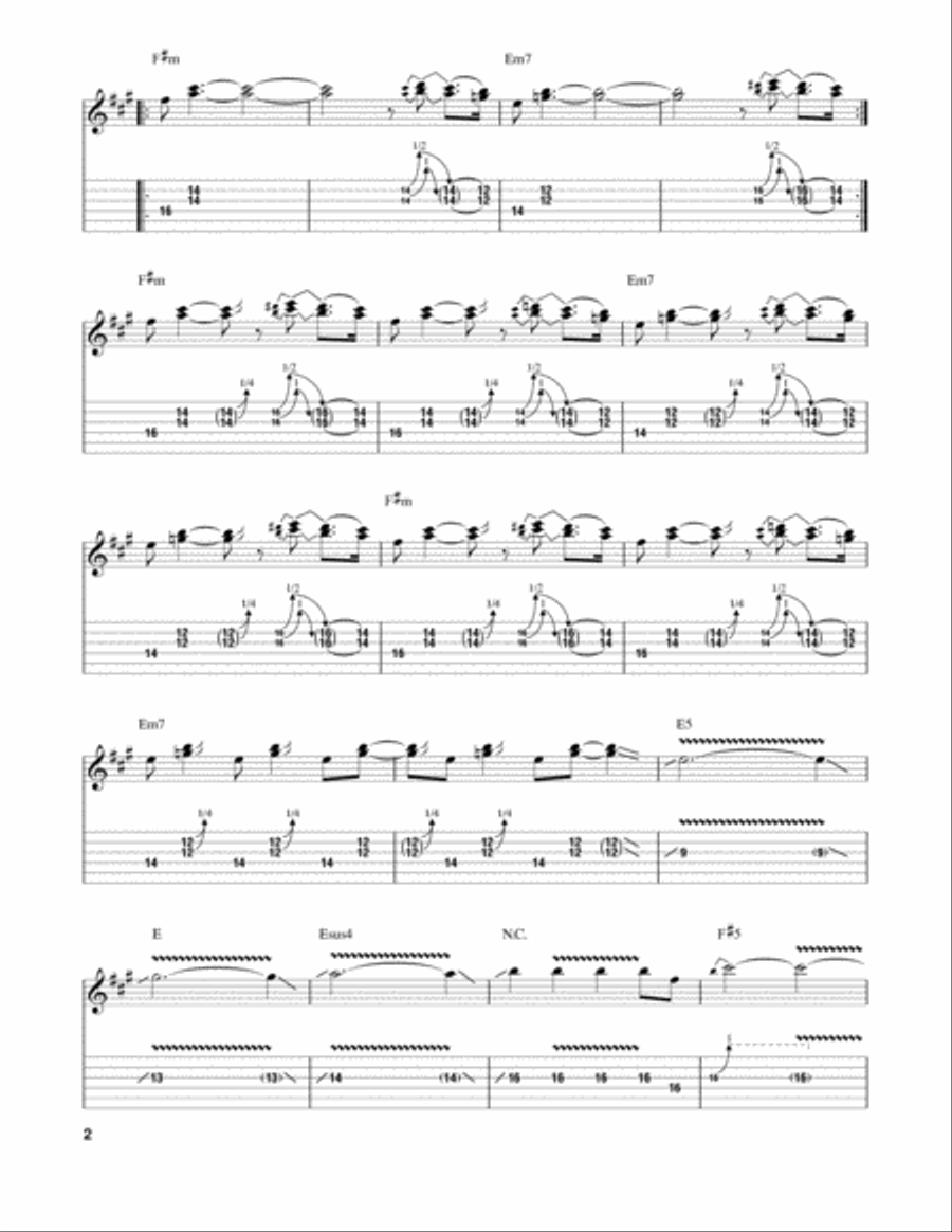 You Could Be Mine You Could Be Mine Electric Guitar scores gallery preview page 2