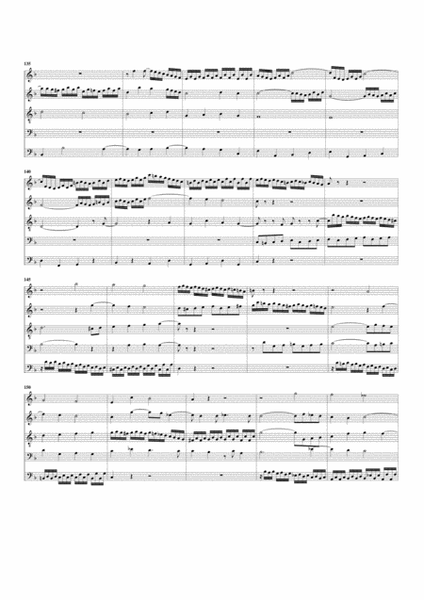 Prelude, BWV 552/I (arrangement for 5 recorders)