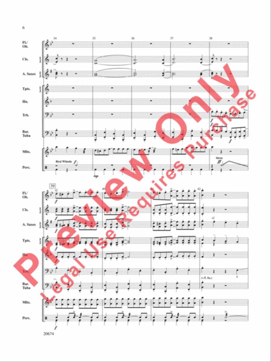 Mallet Maniacs Mallet Maniacs Concert Band scores gallery preview page 7