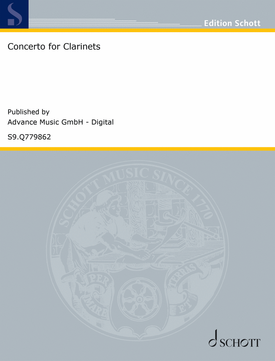 Concerto for Clarinets Concerto for Clarinets Clarinet Solo scores gallery preview page 1