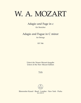 Adagio and Fugue for Strings and Winds c minor KV 546
