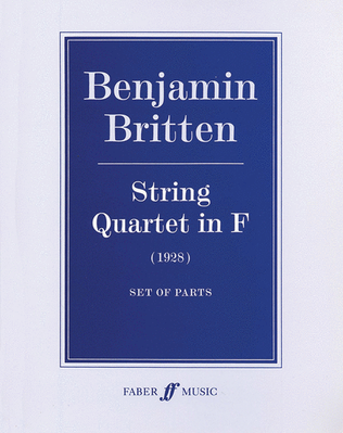 Book cover for String Quartet in F
