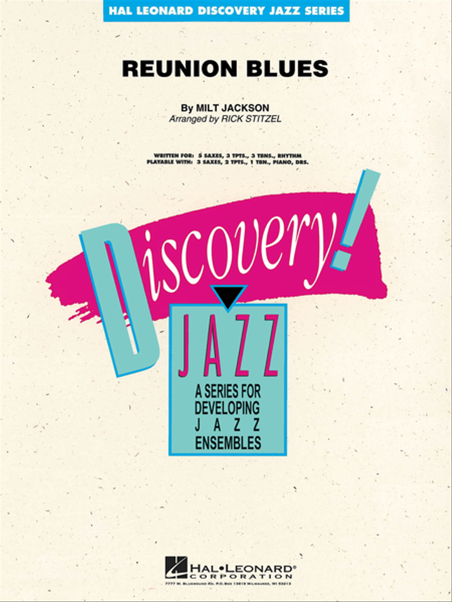 Reunion Blues Jazz Ensemble scores gallery preview page 1