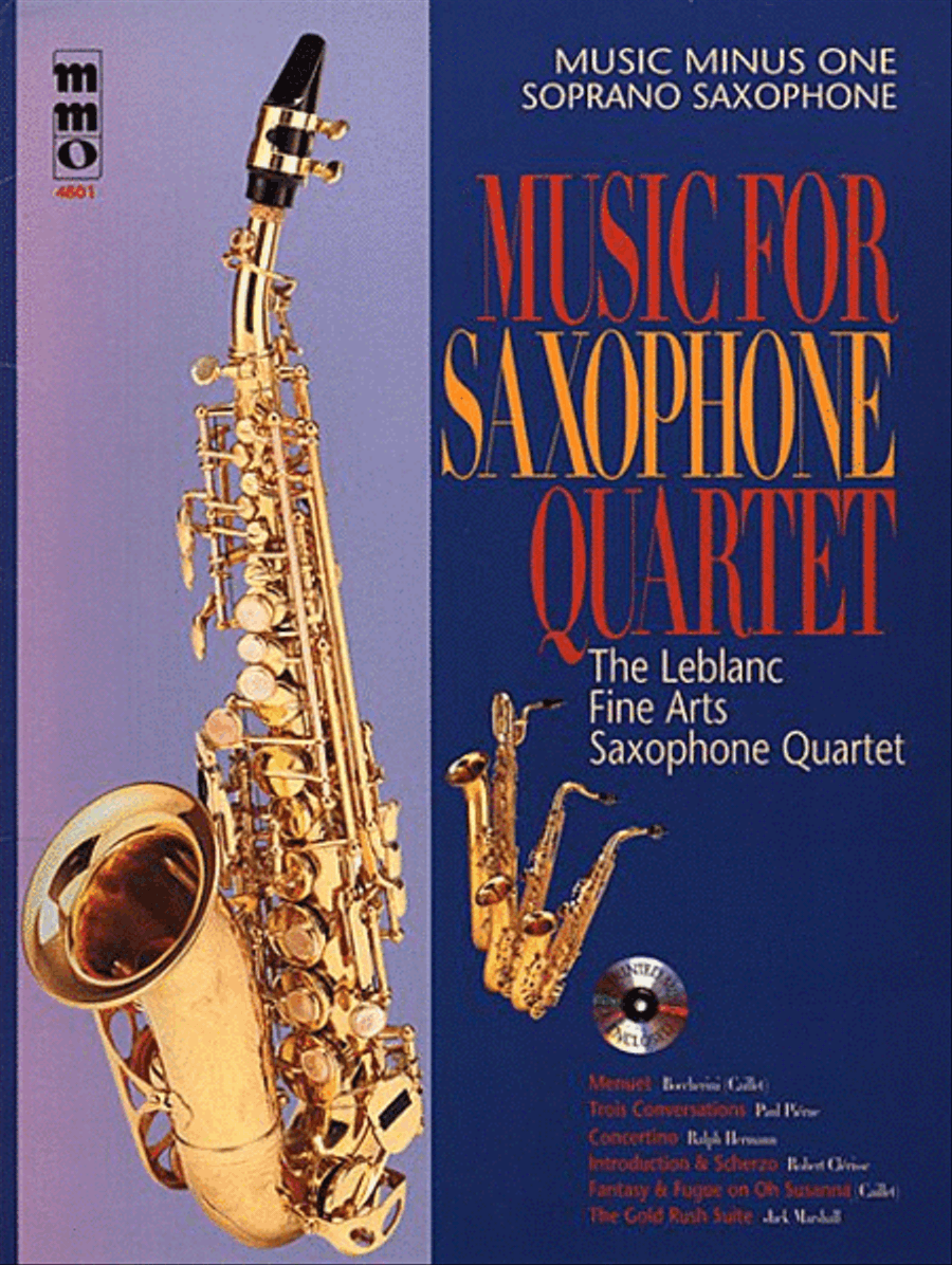 Music for Saxophone Quartet Saxophone Quartet scores gallery preview page 1