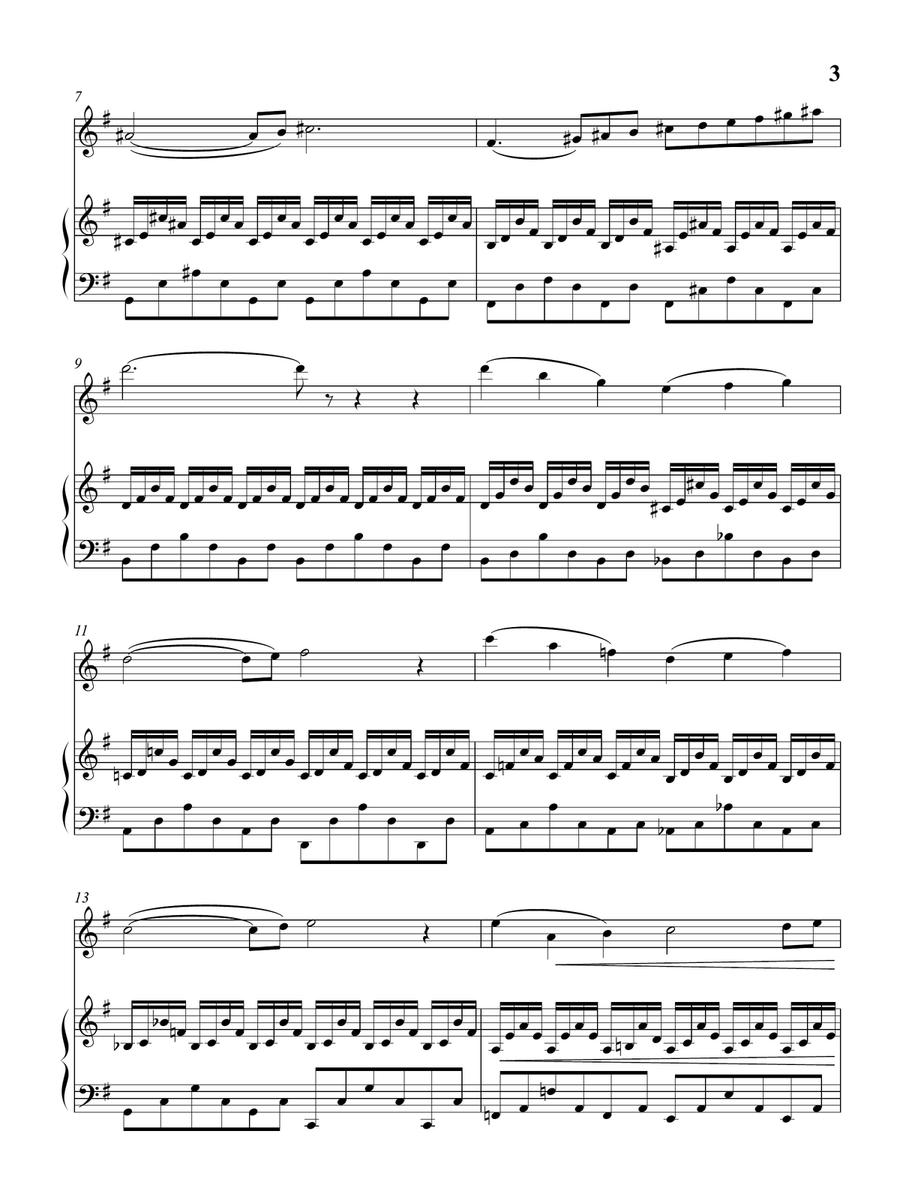 The Swan - for Violin and Piano (as played by Kathryn Stott and Yo Yo Ma) Violin Solo scores gallery preview page 4