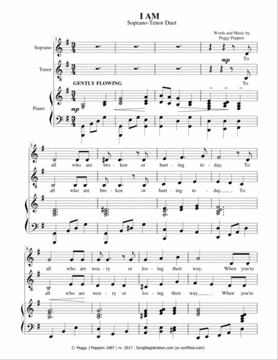 I AM Vocal Duet scores gallery preview page 3
