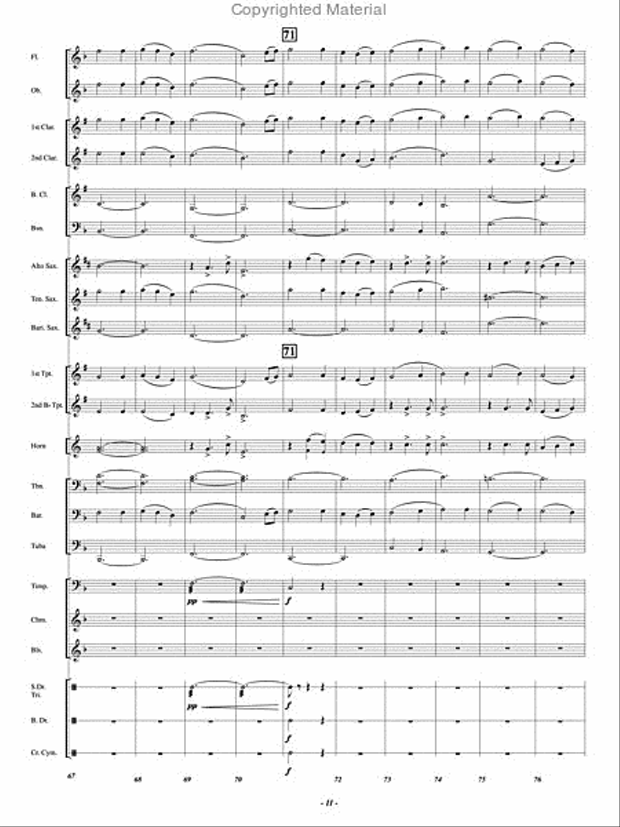In The Garden In The Garden Concert Band scores gallery preview page 10