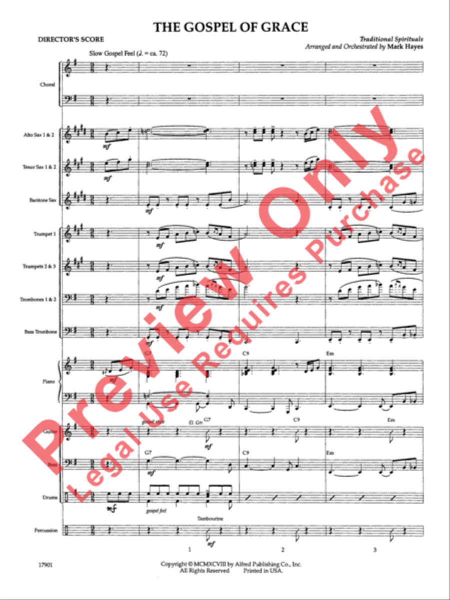 The Gospel of Grace The Gospel of Grace Choir scores gallery preview page 2