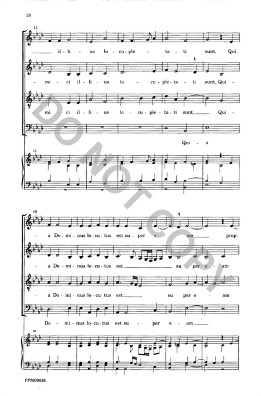 Lamentations of the Prophet Jeremiah 4-Part scores gallery preview page 21