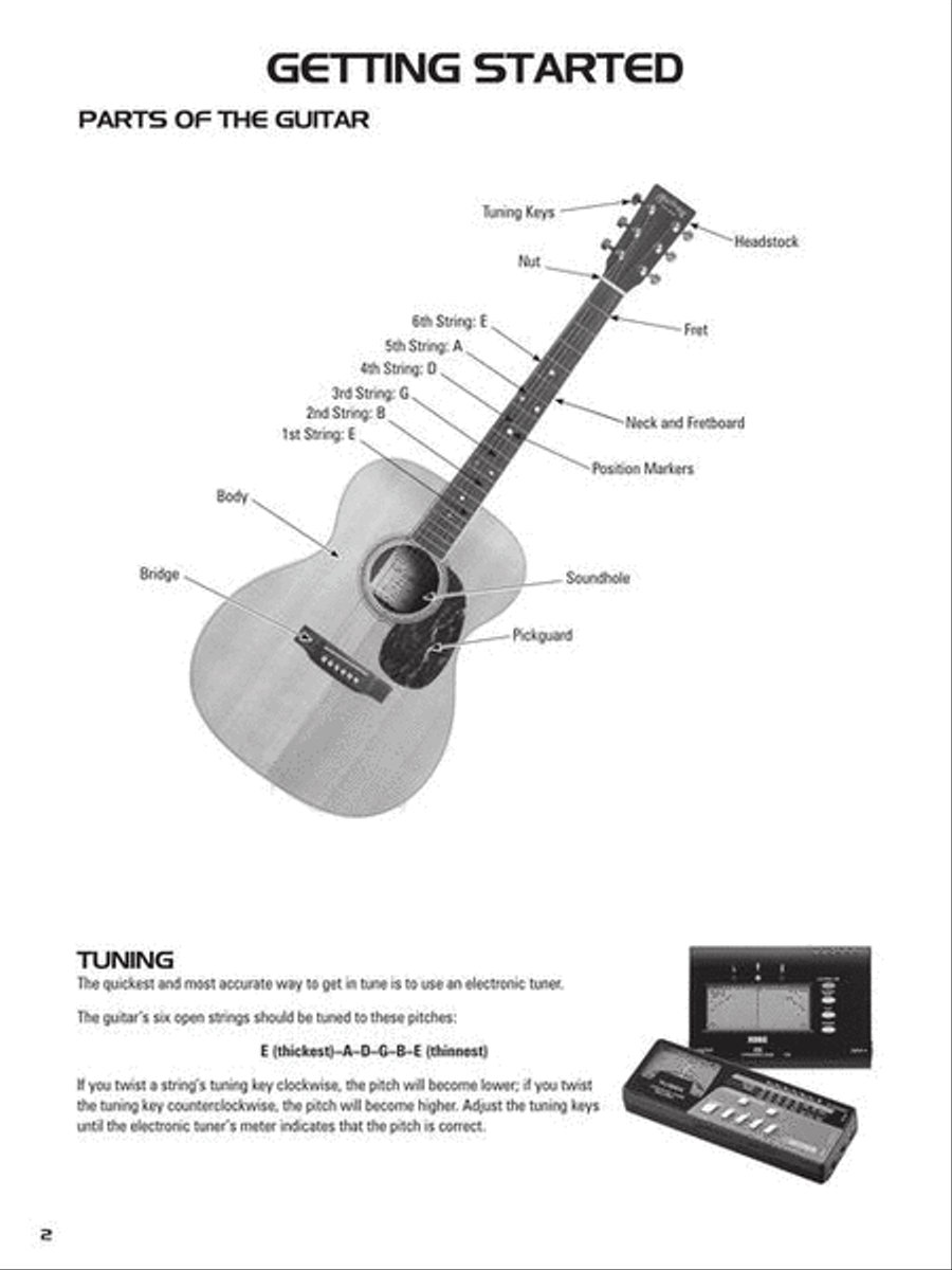 Hal Leonard Acoustic Guitar Tab Method – Book 1 Acoustic Guitar scores gallery preview page 4