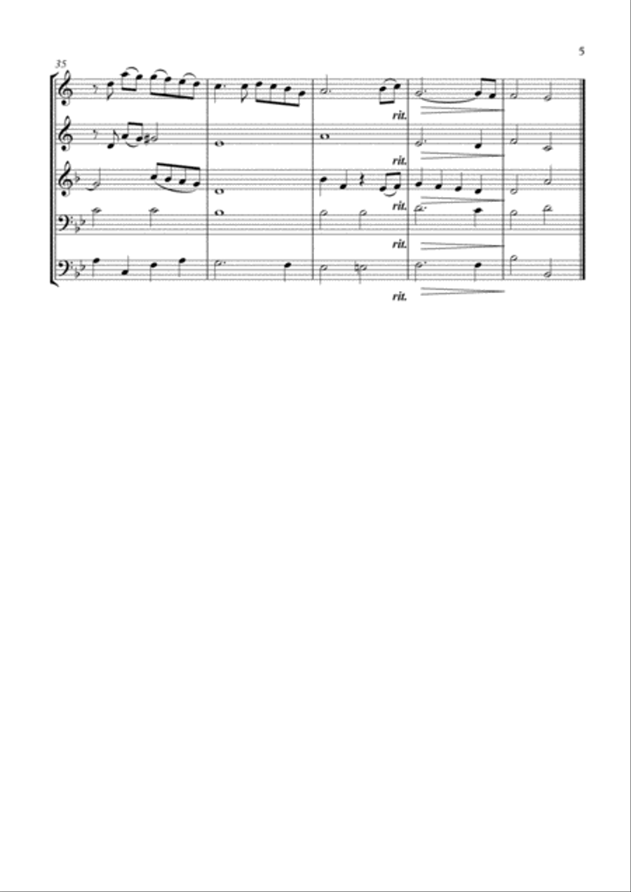 Cinema Paradiso Cinema Paradiso Brass Ensemble scores gallery preview page 5
