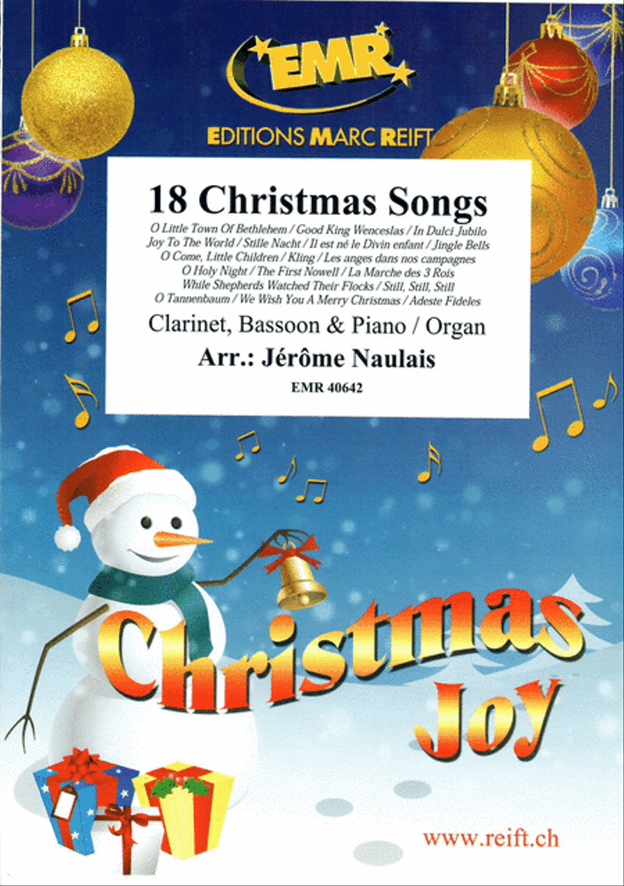 18 Christmas Songs 18 Christmas Songs Woodwind Ensemble scores gallery preview page 1