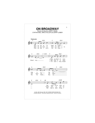 Book cover for On Broadway