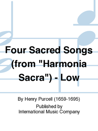 Book cover for Four Sacred Songs (From Harmonia Sacra) - Low