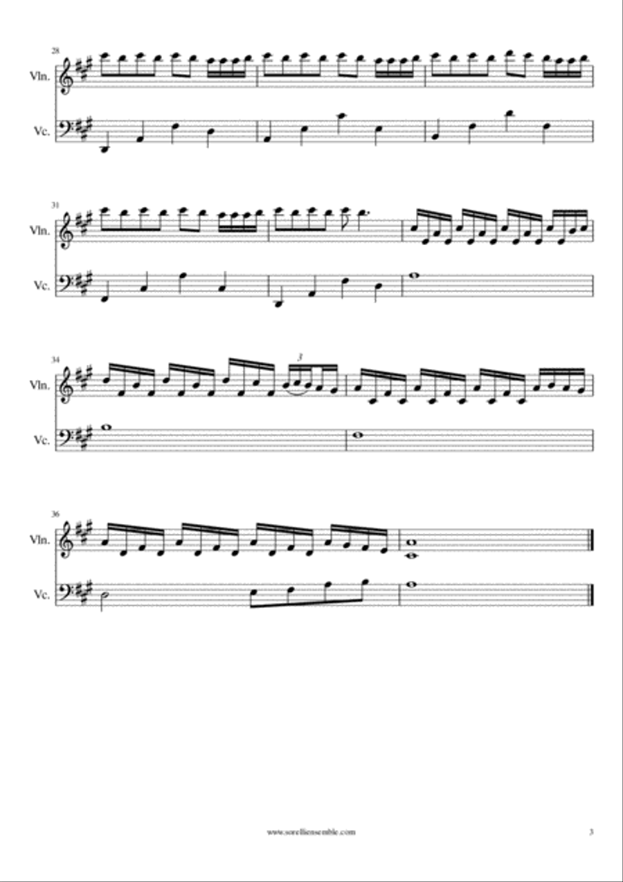 Halo String Duet scores gallery preview page 3